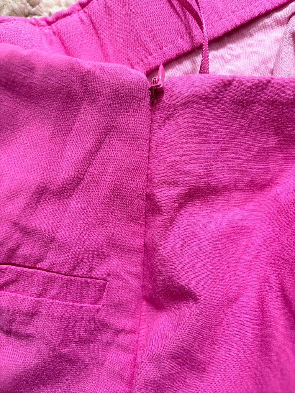 Zara Hot Pink Tailored Skort - Picture 9 of 9